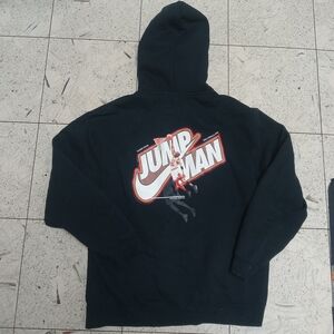 VTG Jordan Jumpman Black and Red NBA Finals 1998 Game 4 Hoodie Sz L